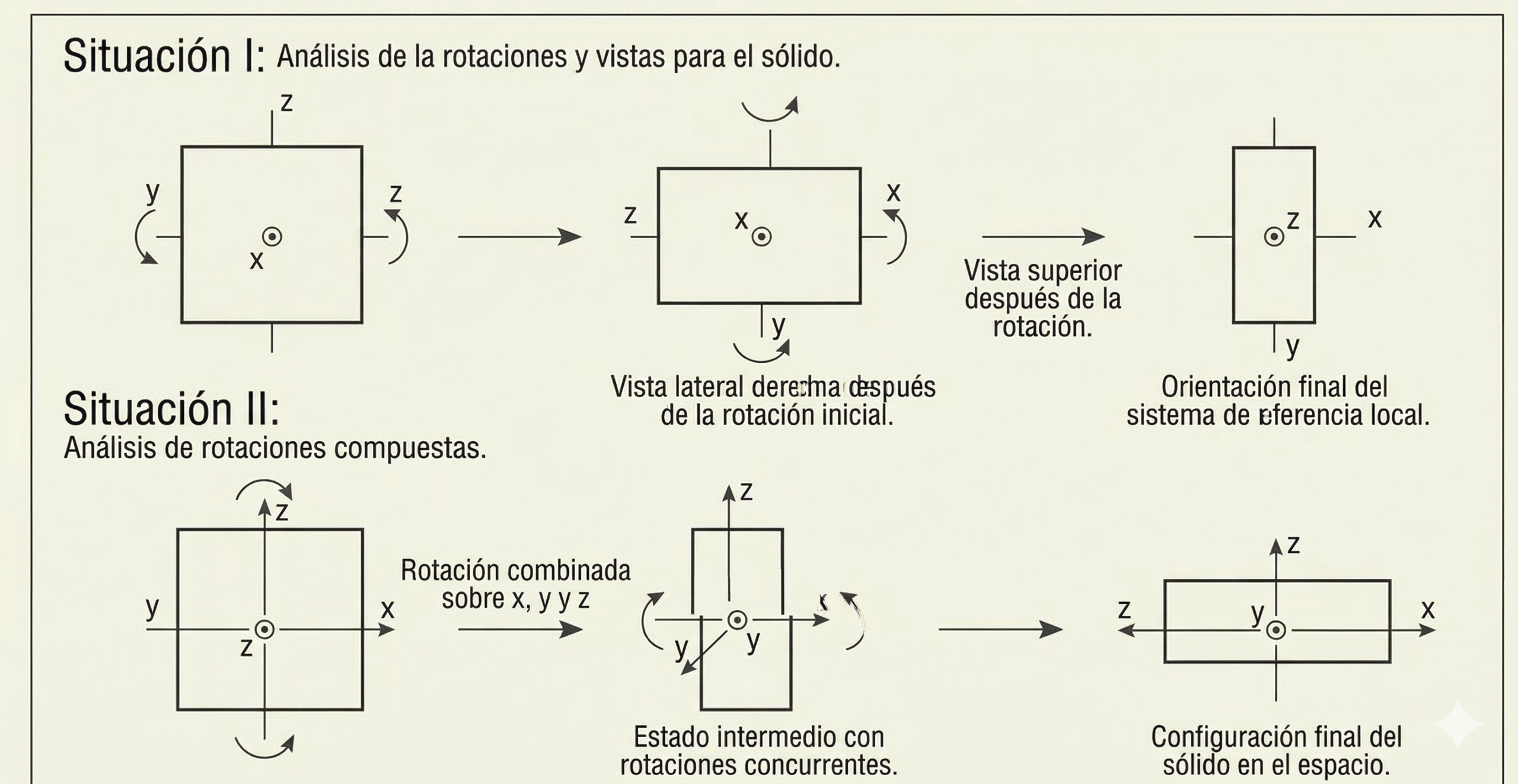Gráfico de física con tablas y fórmulas